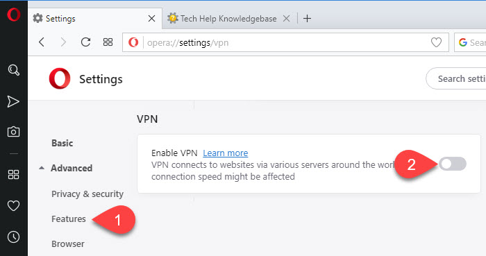 free Opera VPN
